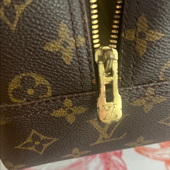 Louis Vuitton Authentic Monogram Trouville Satchel Tote Handbag 🧳 - Picture 7 of 8